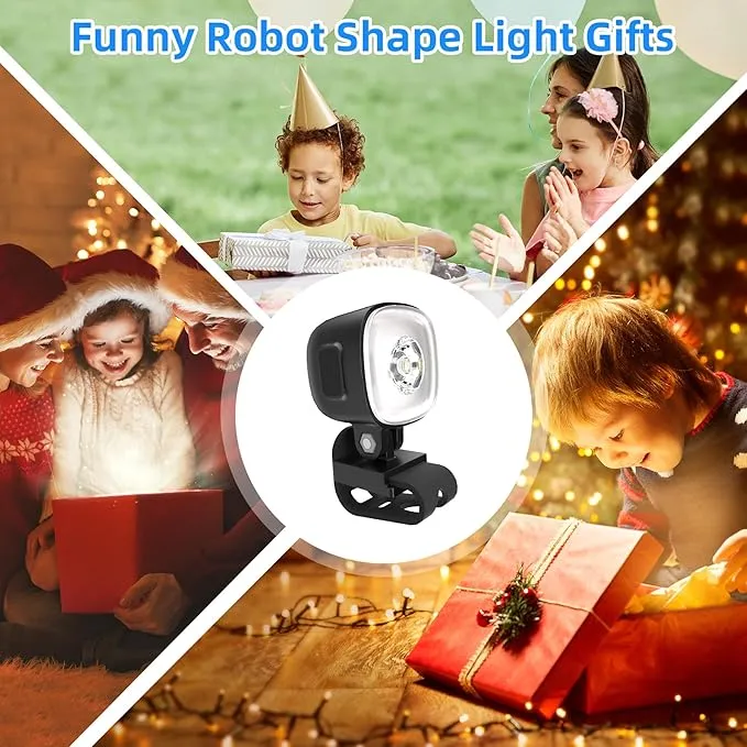 2 Original Rechargeable Headlights for Croc Charms, Rechargeable Flashlight for Croc Kids Girl Boy Women Men Sandal, Christmas Lights, Clip on Clog Headlamp Shoe Decoration for Crocs