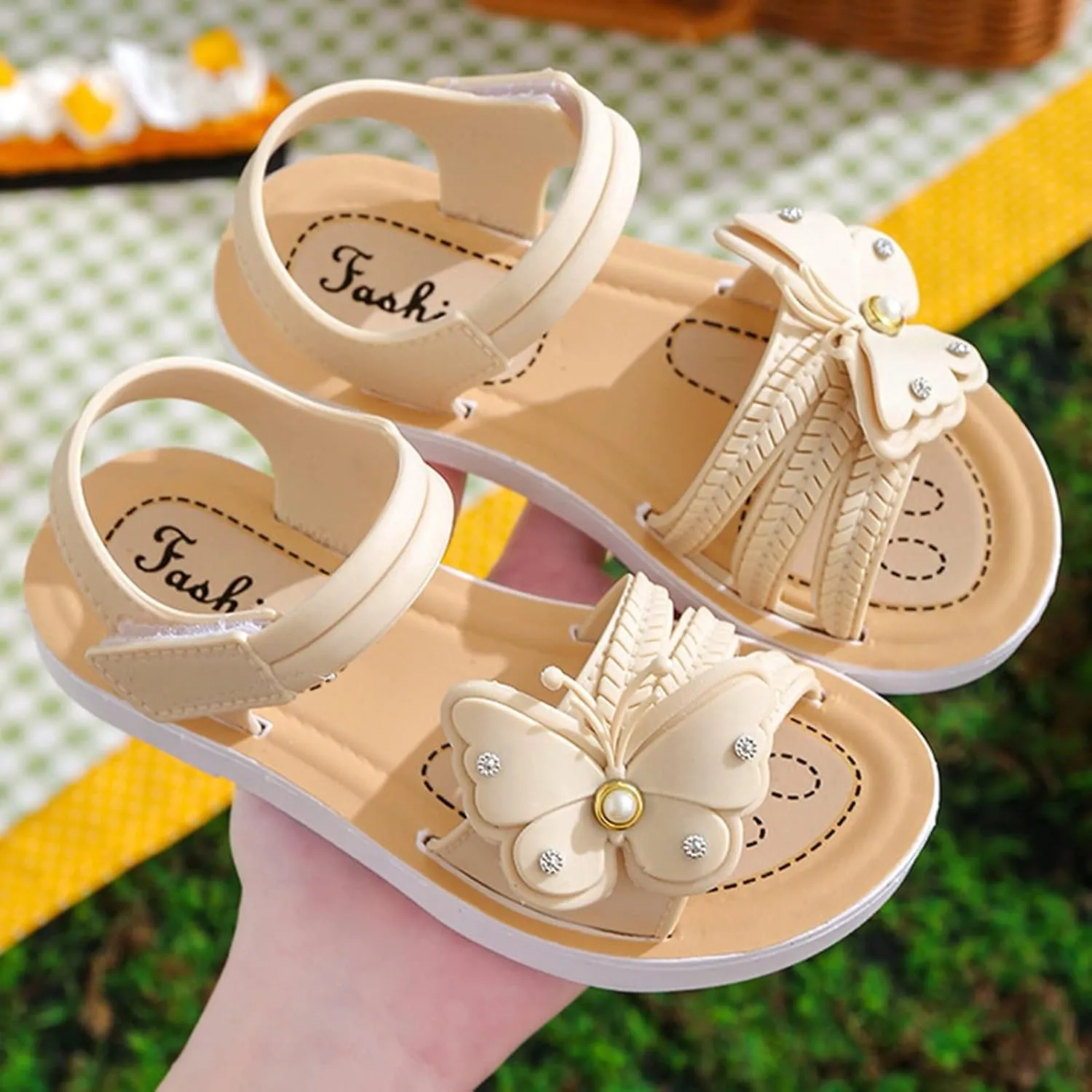 3 to 12Years Children Shoes Girls Sandals Summer Soft Sole Non Slip Comfortable Fashion Princess Shoes Bow Sandals