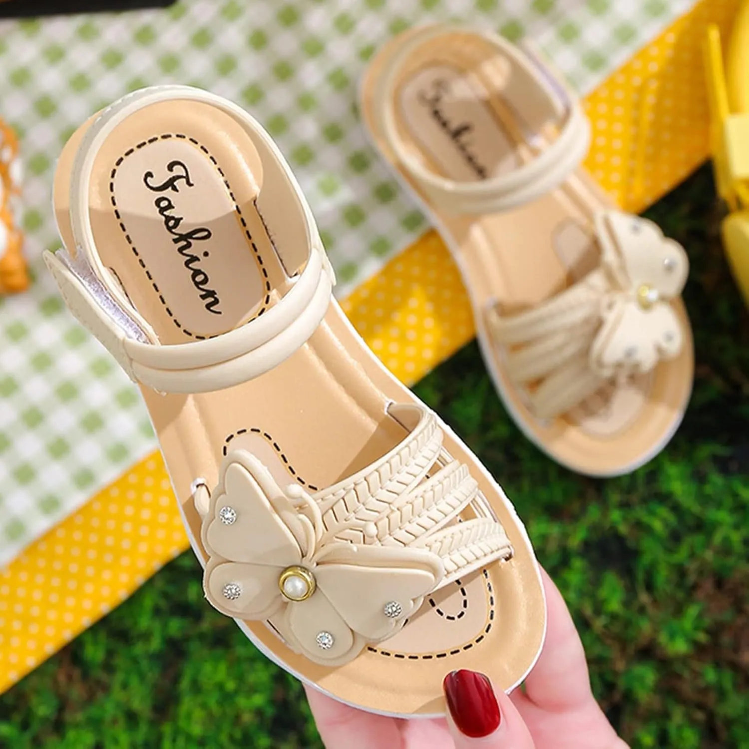 3 to 12Years Children Shoes Girls Sandals Summer Soft Sole Non Slip Comfortable Fashion Princess Shoes Bow Sandals
