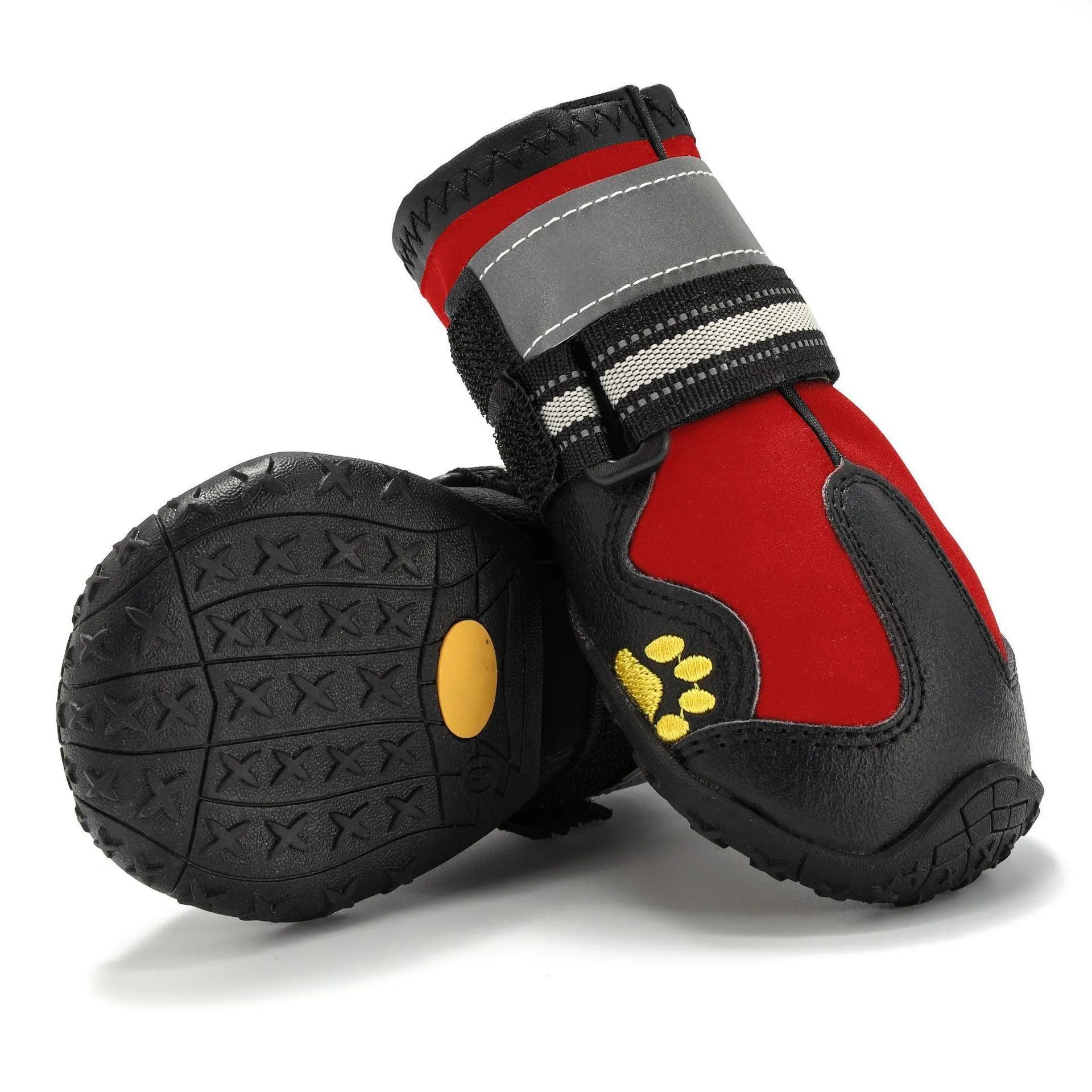 4 PCS Waterproof Dog Shoes for Winter Snowy Day