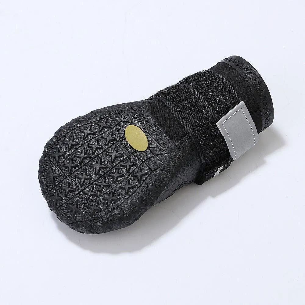 4 PCS Waterproof Dog Shoes for Winter Snowy Day