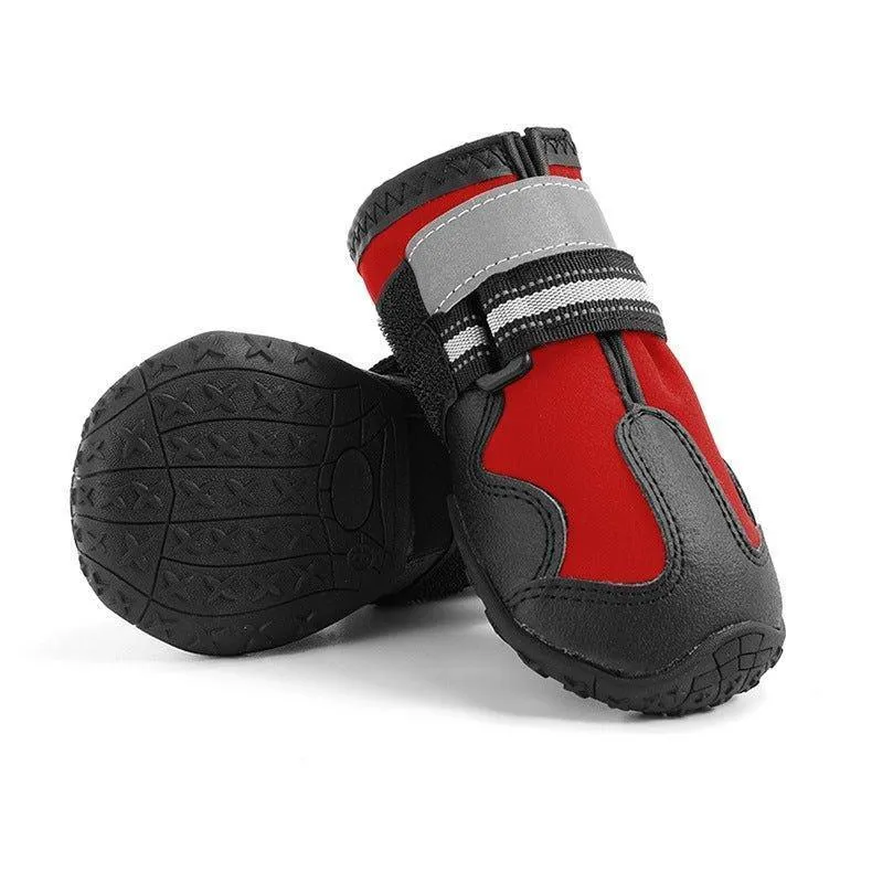 4 PCS Waterproof Dog Shoes for Winter Snowy Day
