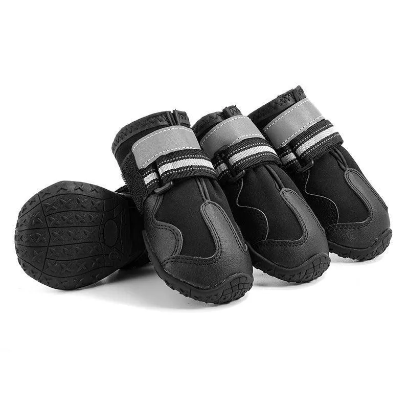4 PCS Waterproof Dog Shoes for Winter Snowy Day