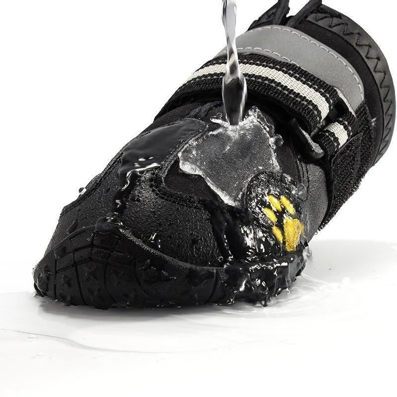 4 PCS Waterproof Dog Shoes for Winter Snowy Day