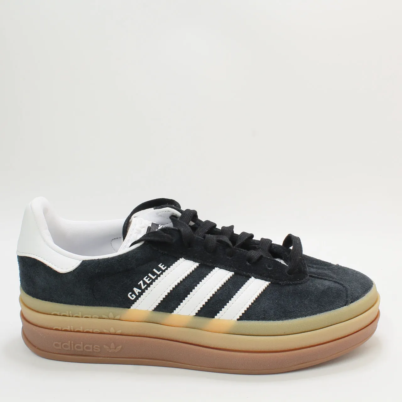 adidas Gazelle Bold W Black White White Gum Uk Size 6