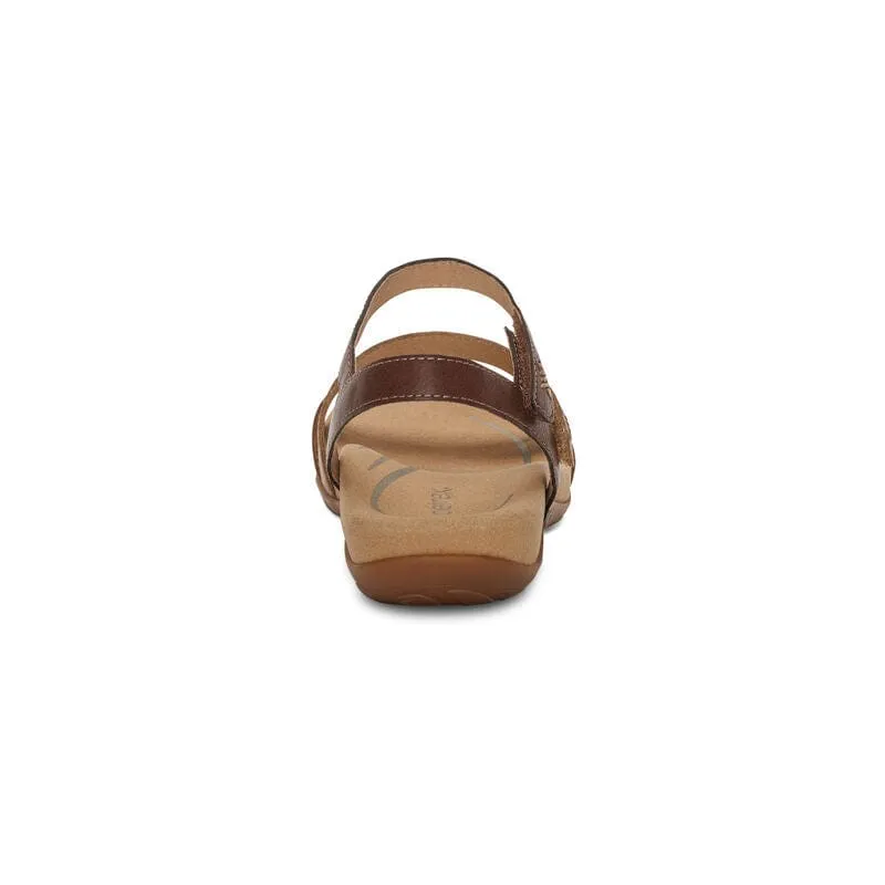 Aetrex Women's Gabby Sandals- Cognac Multi