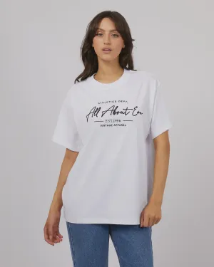 All About Eve Classic Tee - White