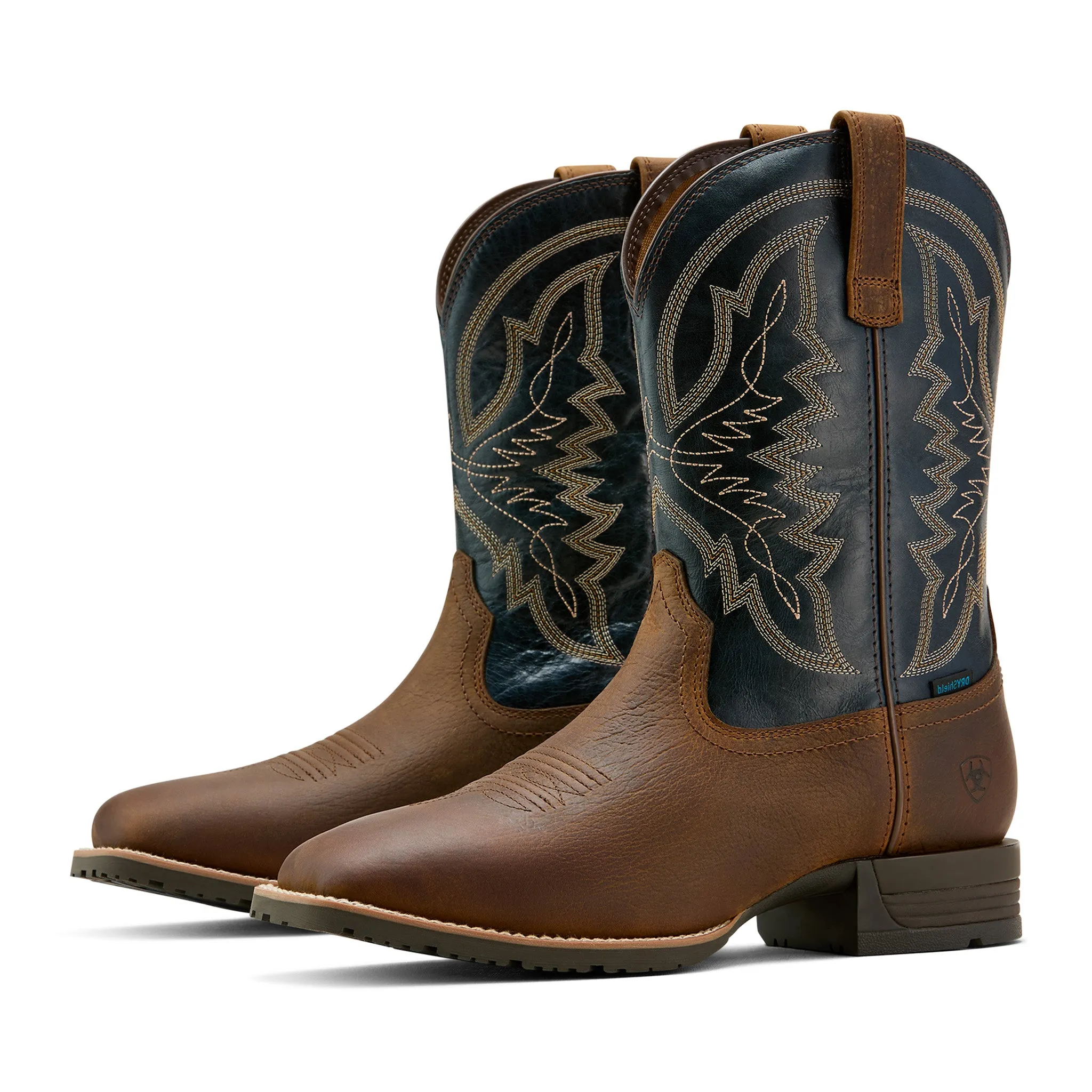 Ariat Men's Taupe H20 Hybrid Ranchwork Square Toe Boots