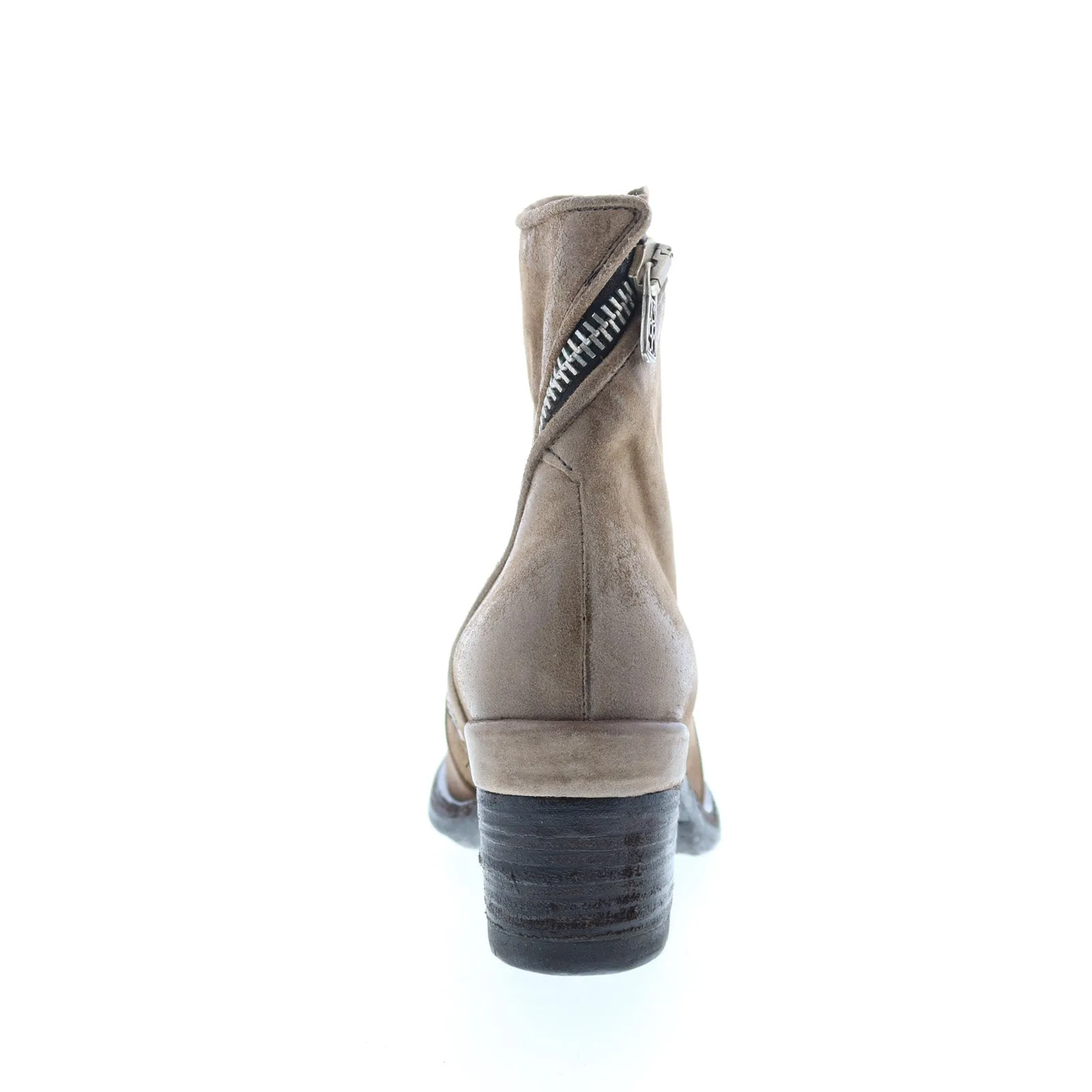 A.S. 98 Jase A24208-301 Womens Brown Leather Zipper Casual Dress Boots