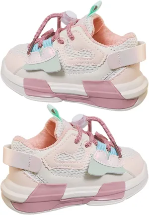 Baby Boy Girl Mesh Basketball Shoes Toddler Kids Lightweight Sneakers Slip On Softy Sole First Walking Sports Shoes