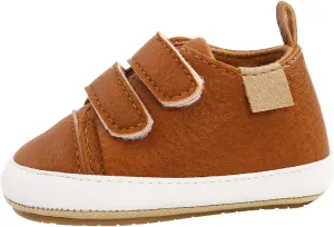 Baby Boys Casual Sneakers Toddler Girls PU Leather Rubber Sole Outdoor Footwear Unisex Infant Prewalkers Shoes