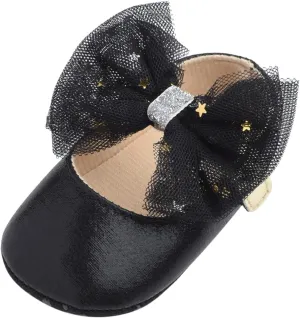 Baby Sandals 12 18 Months First Shoes Dress Girls Bowknot Sole Flat Baby Princess Rubber Mary Baby Shoes Baby Size 5 Sneakers Boy
