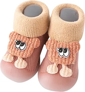 Baby Shoes,Baby Shoes Sock Shoes Non-Slip First Walker Floor Shoes Soft Indoor Kids Shoes 0-3 Years