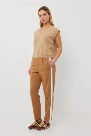 Bobbie Pants | Caramel/White