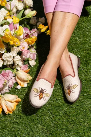 BY PAIGE - NEEDLEPOINT LOAFER IN BEE