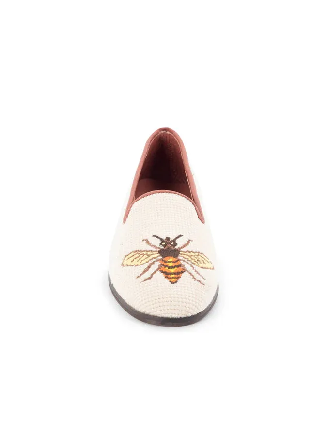 BY PAIGE - NEEDLEPOINT LOAFER IN BEE