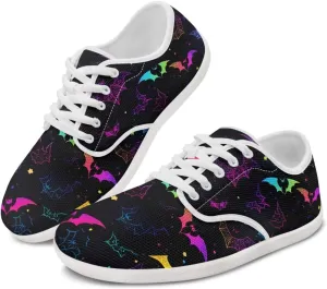 chaqlin Athletic Dress Shoes for Men Animal Print Low Top Sneaker Fashion Classic Lace Up Tennis Breathable Shoe