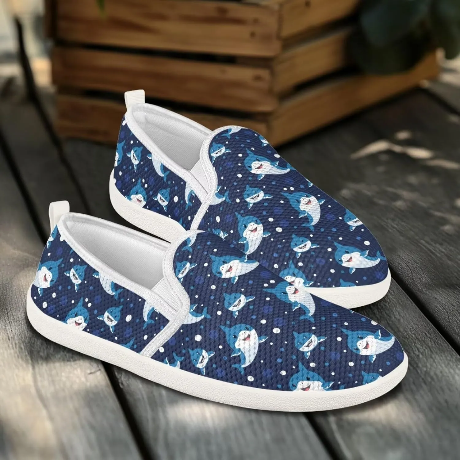 chaqlin Slip On Loafers for Men Women Wide Soft Toe Tennis Shoes Animal Print Fashion Hands Free Work Flat Clipper Mesh Athletic Sneaker