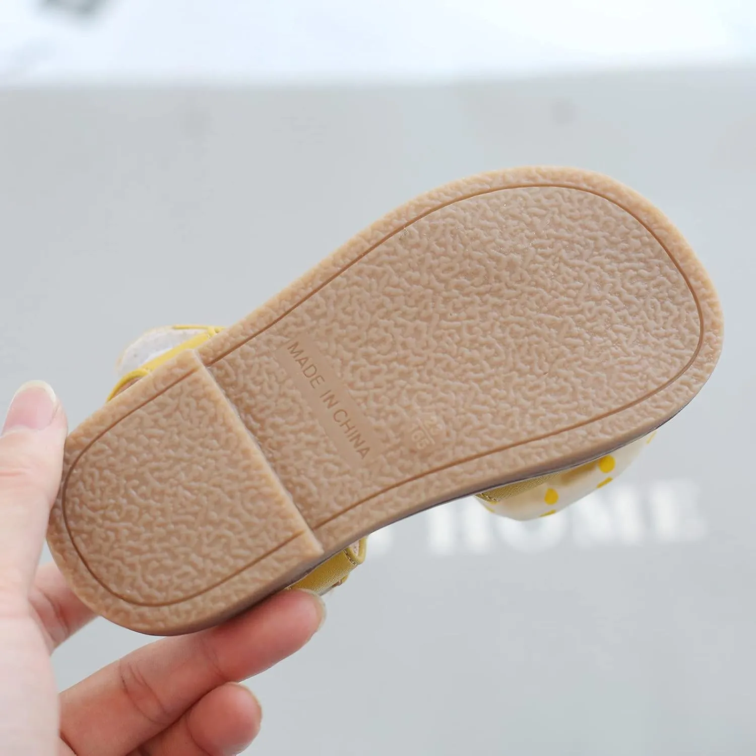 Children Kid Girl Dot Bowknot Princess Beach Shoes Soft-Soled Non-Slip Sandals Summer Flat Dress Sandals for 2-9Years