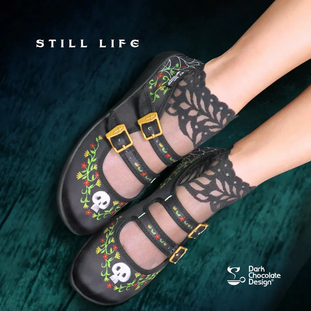 Chocolaticas® STILL LIFE Women's Mary Jane Flat