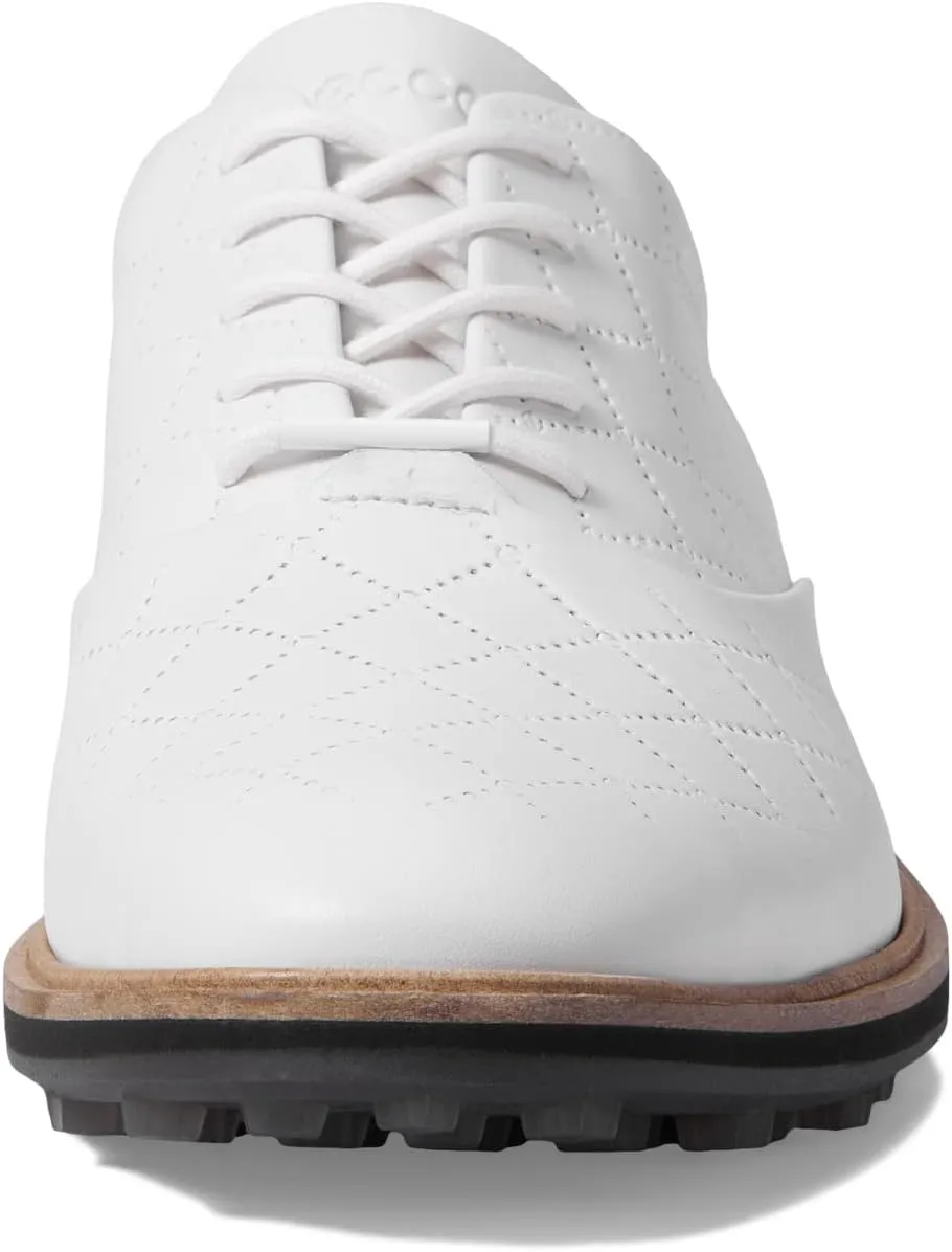 Classic Hybrid Hydromax Golf Shoes ECCO, White Cow Leather