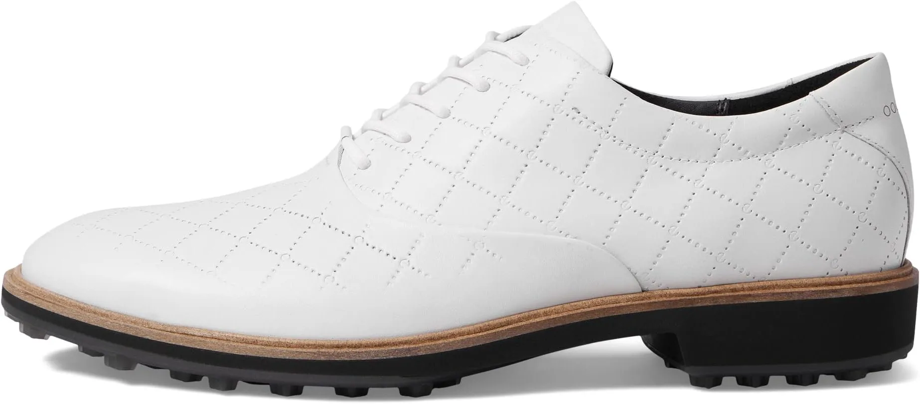 Classic Hybrid Hydromax Golf Shoes ECCO, White Cow Leather