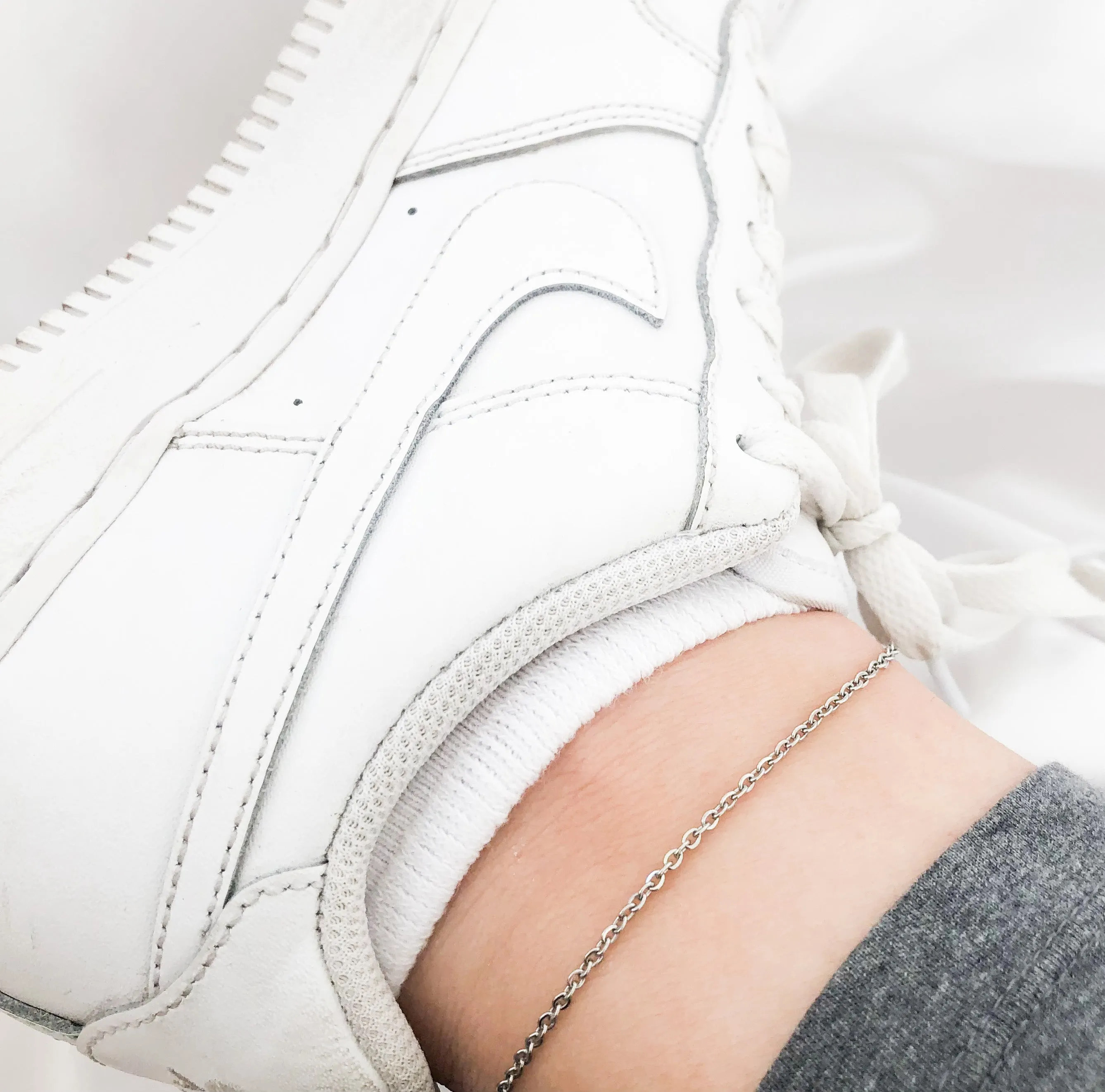 Classic Silver Anklet