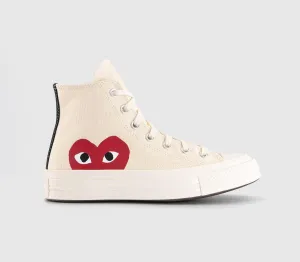 Comme Des Garcons Ct Hi 70'S X Play Cdg Beige Uk Size 5.5