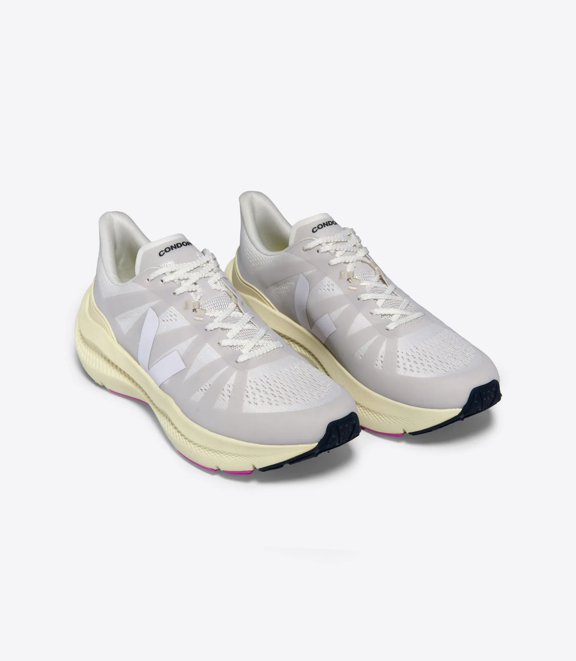 Condor 3 Engineered-Mesh Sneaker in Full White