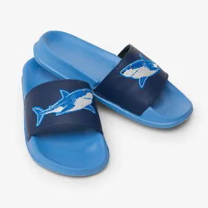 Deep-Sea Sharks Slide On Sandals