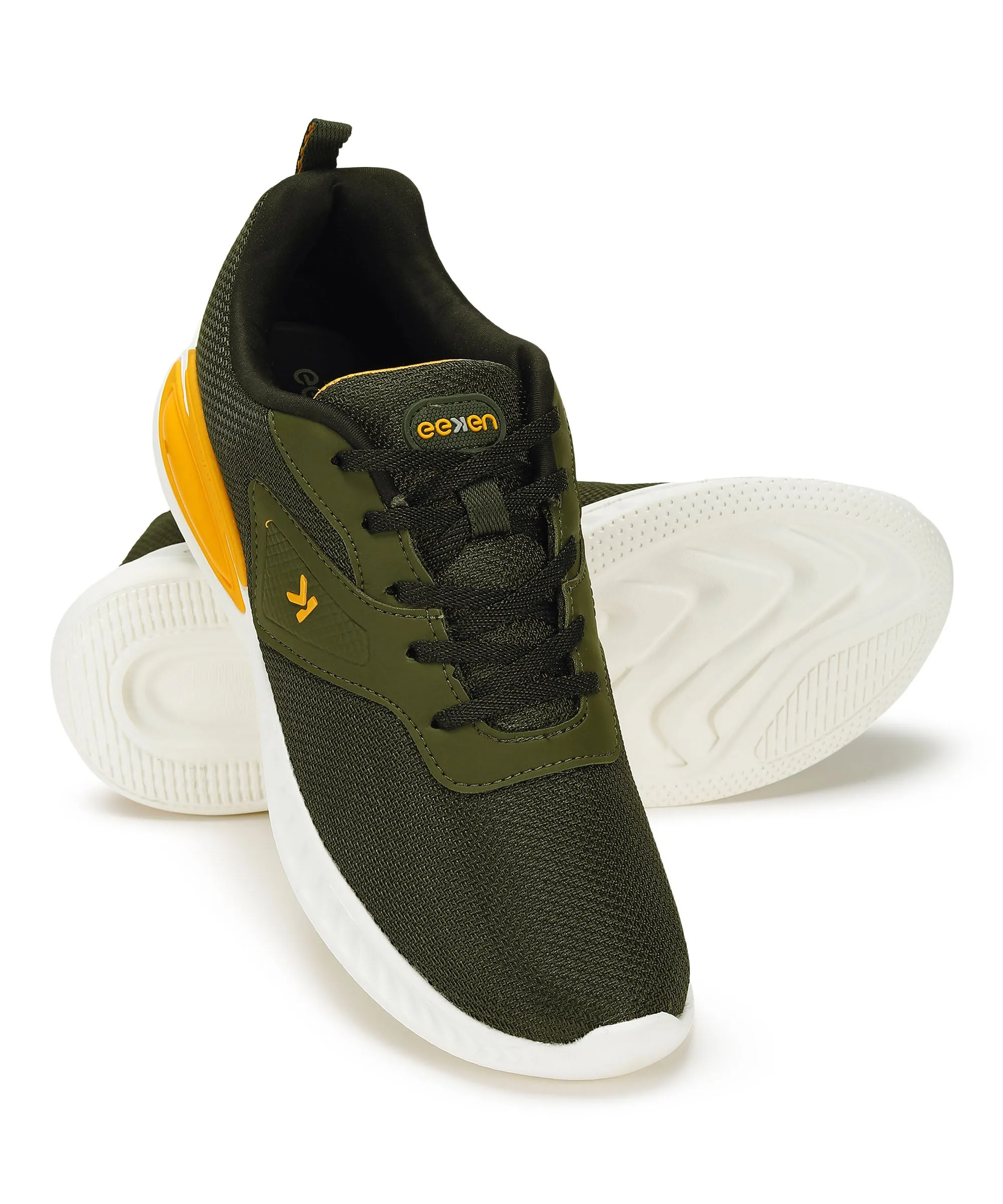 Eeken KE1223G Olive Comfortable Daily Outdoor Casual Walking Shoes For Men