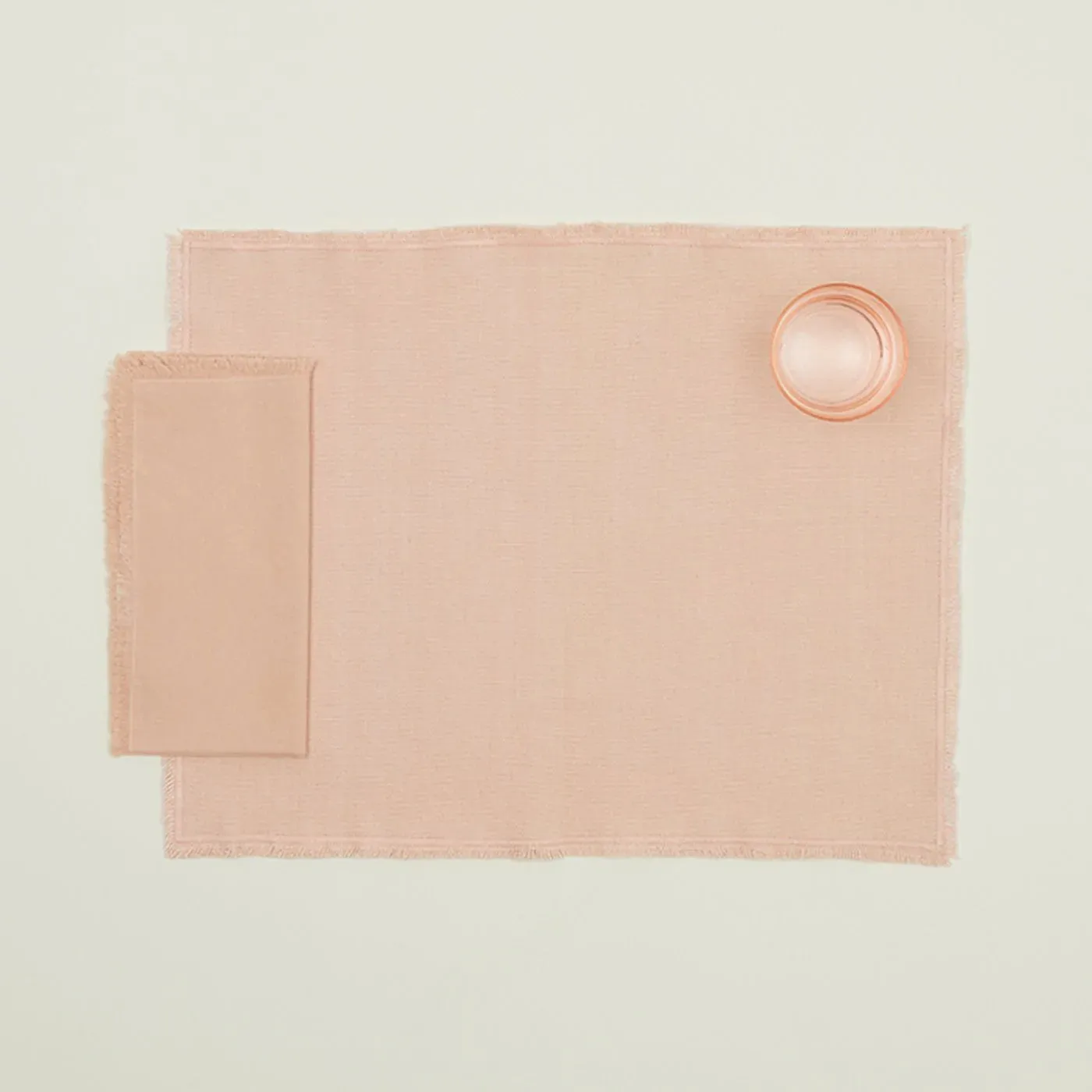 Essential Dinner Napkin Set of 4 (Blush)