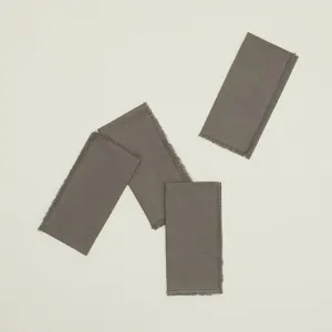 Essential Dinner Napkin Set of 4 (Dark Grey)