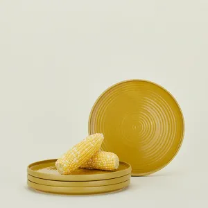 Essential Dinner Plate Set of 4 (Mustard)
