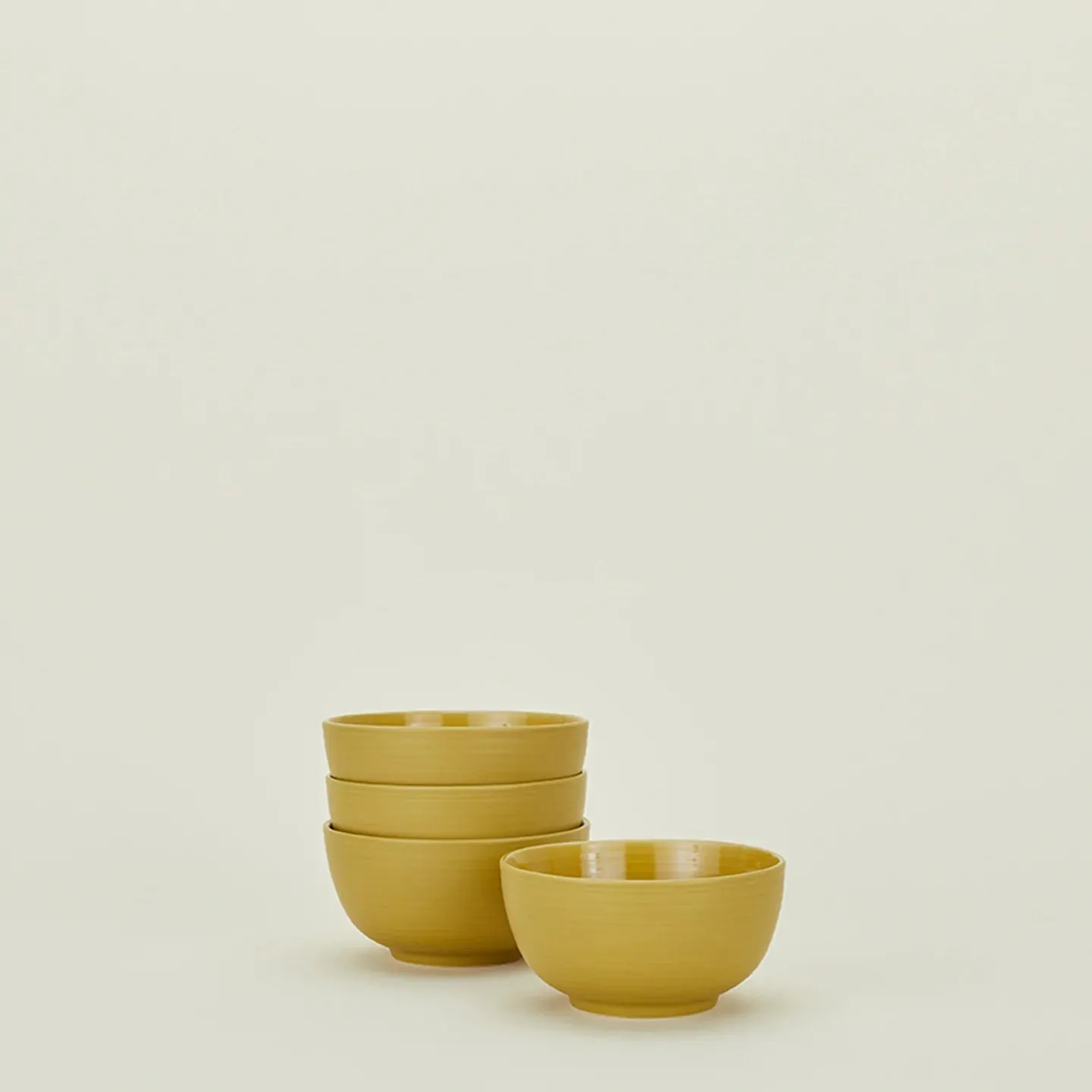 Essential Large Bowl Set of 4 (Mustard)