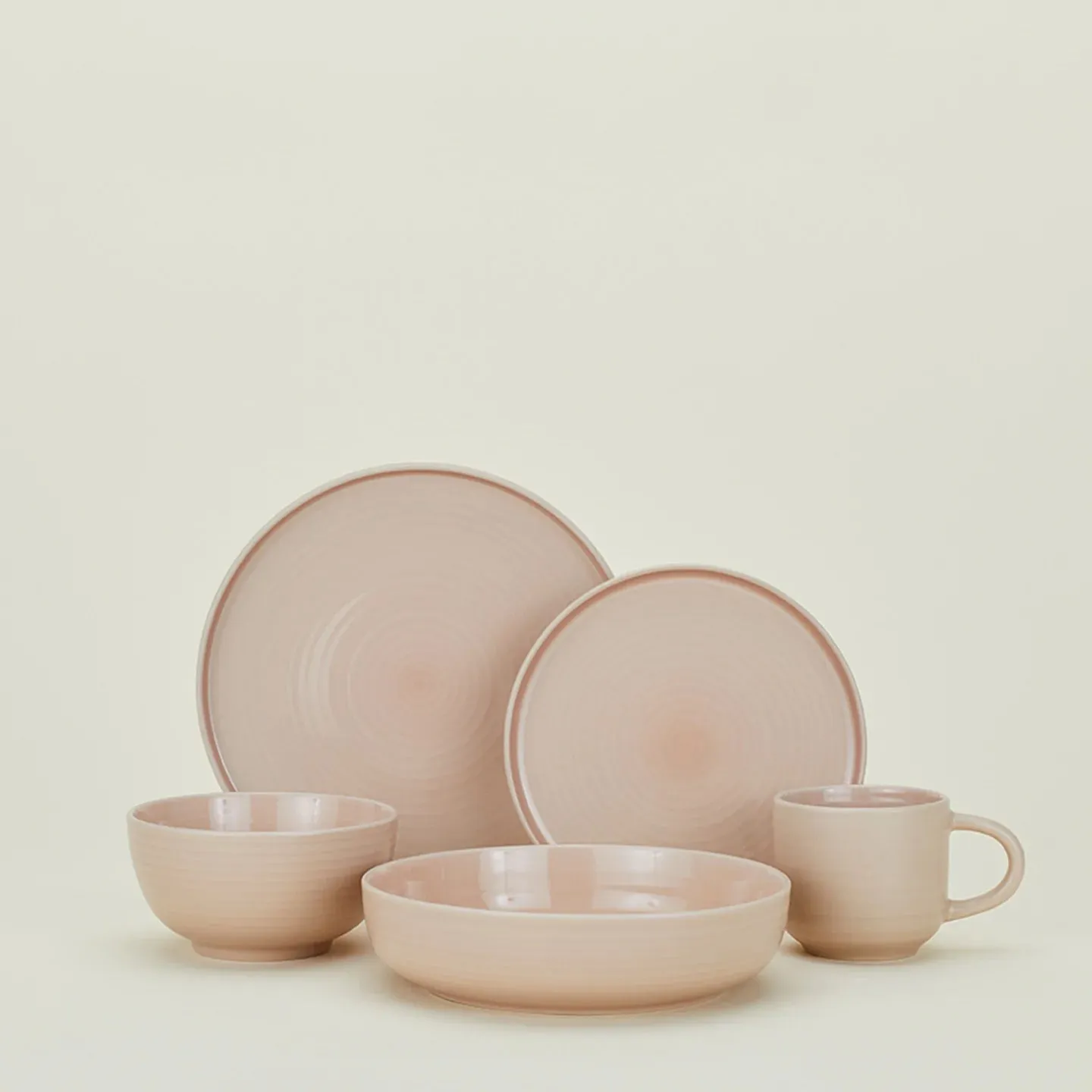 Essential Low Bowl Set of 4 (Blush)