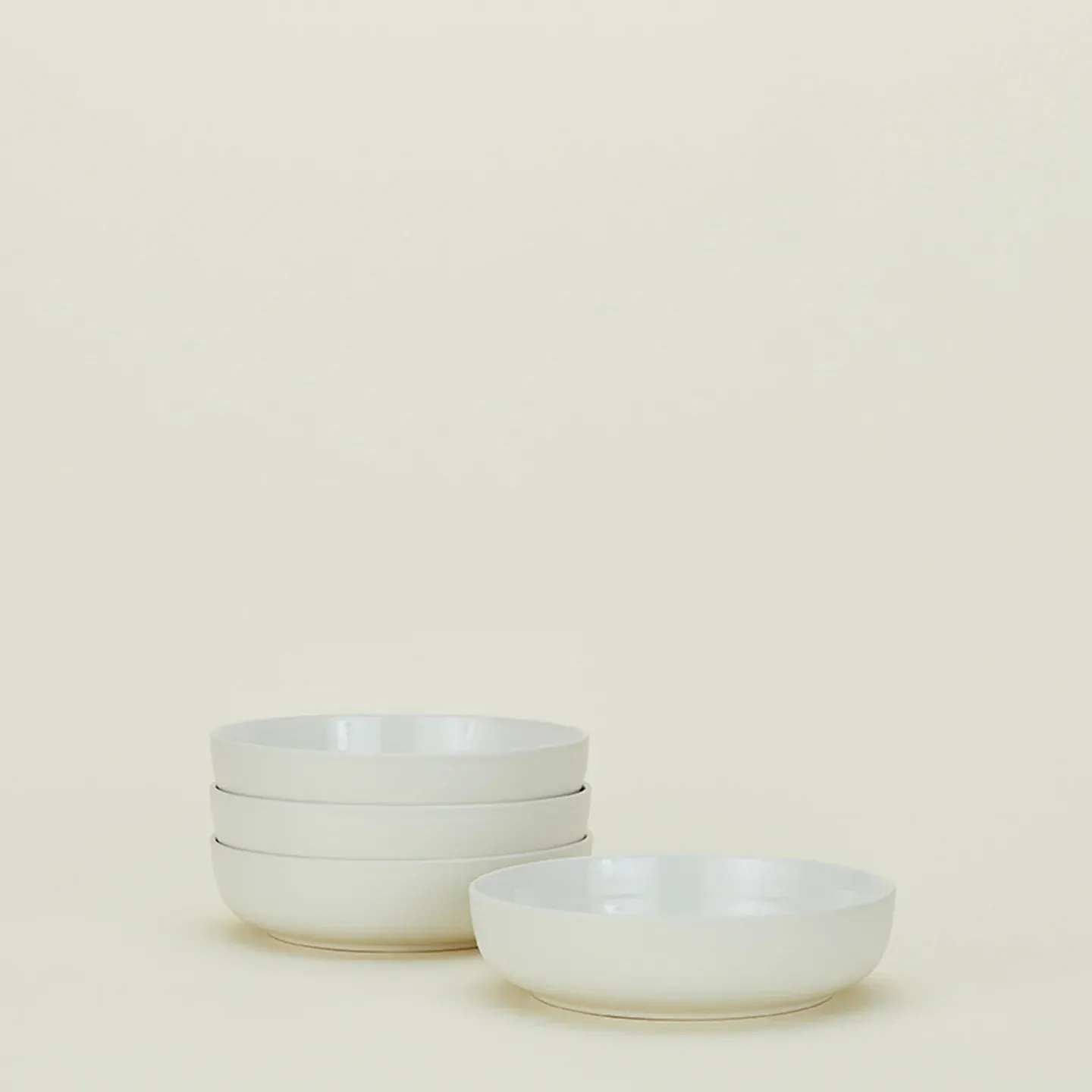 Essential Low Bowl Set of 4 (Bone)