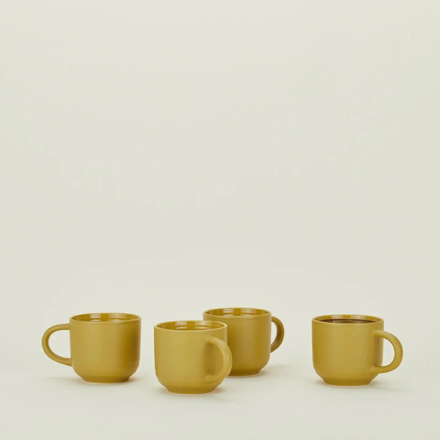 Essential Mug Set of 4 (Mustard)