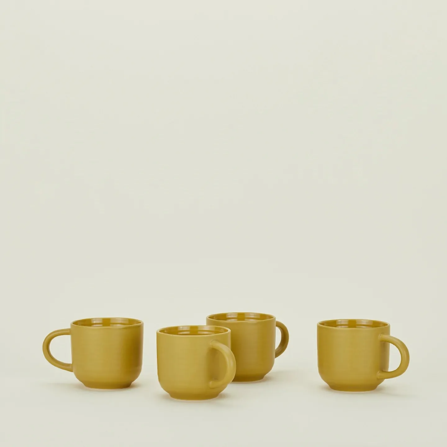 Essential Mug Set of 4 (Mustard)