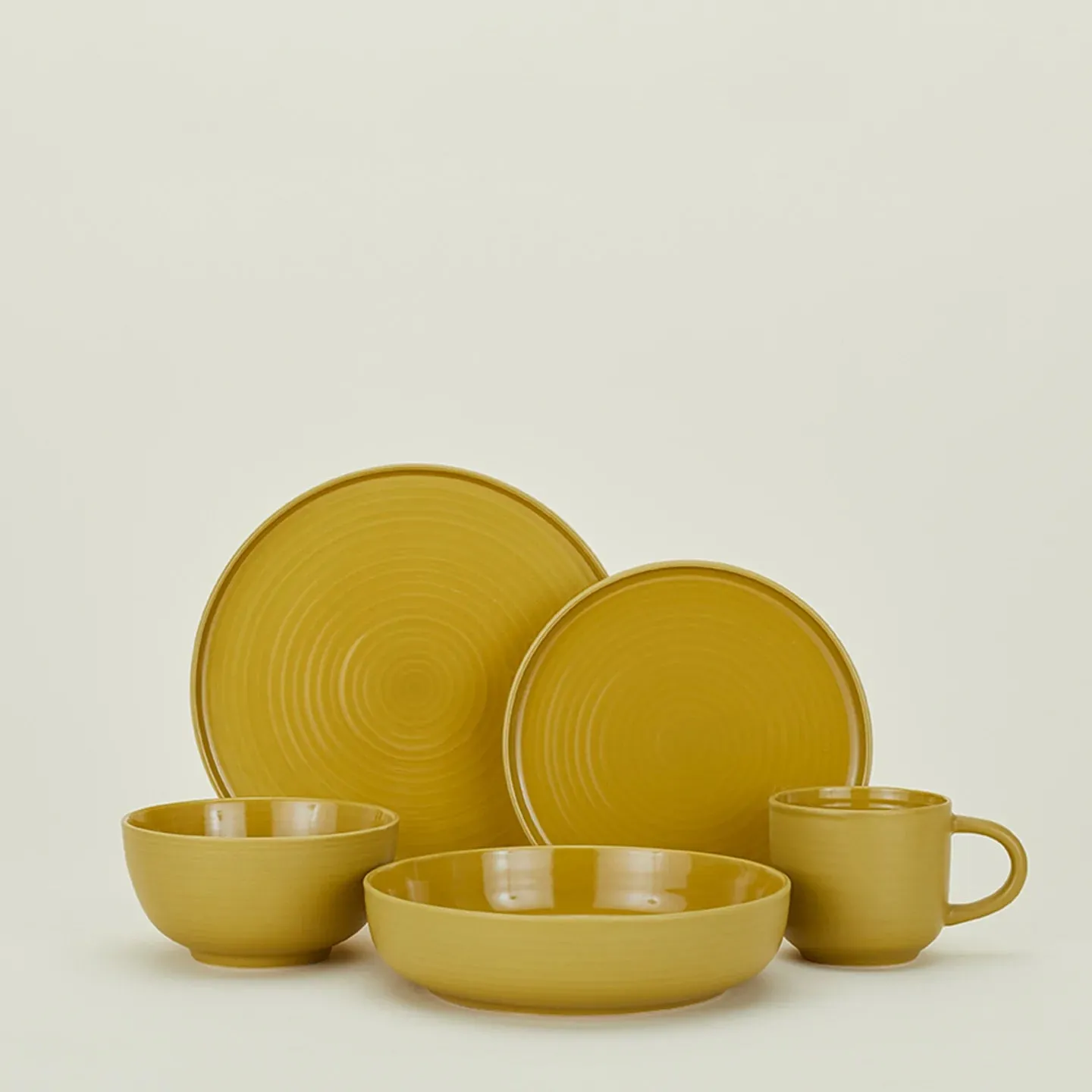 Essential Mug Set of 4 (Mustard)