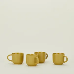 Essential Mug Set of 4 (Mustard)