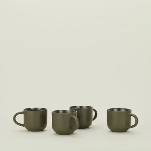 Essential Mug Set of 4 (Olive)