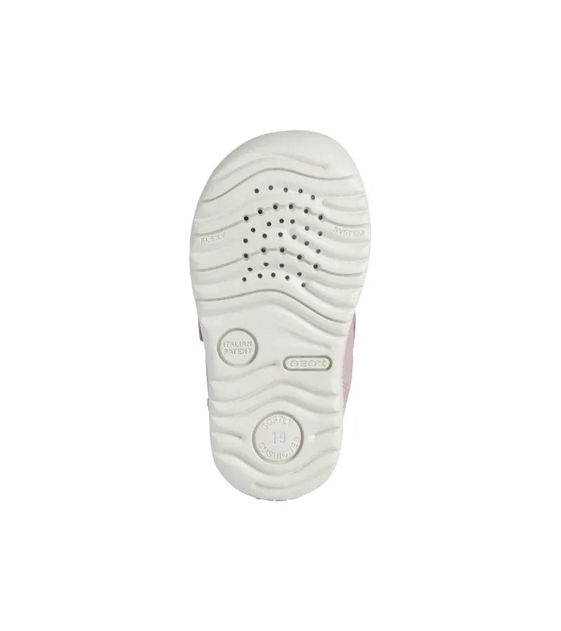 Geox Infant Girls Flexible Nappa Leather Rose Shoe Macchia - B164PA