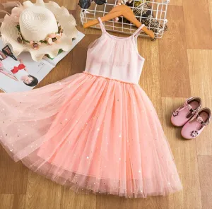 GIRLS GLITTER TUTU PARTY DRESS
