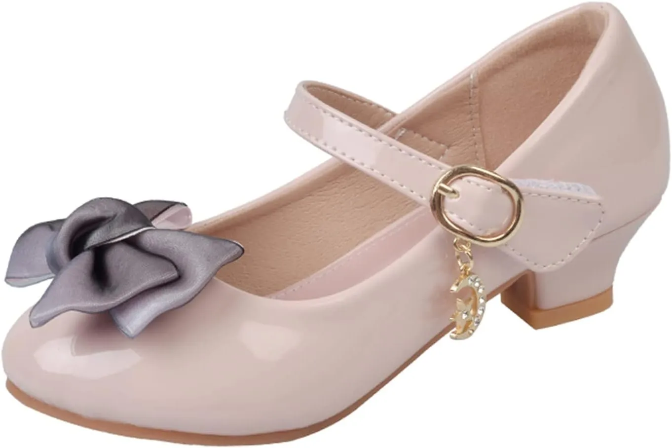 Girls Mary Jane Dress Shoes Pumps Low Heels Flower Bowknot Pary Wedding ommunion Girl Tennis Shoes Size 11