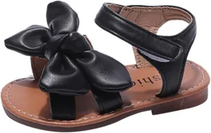 Girls Mary Jane Shoes Flowers Wedding Dress Ballet Flats Bow Slip On Sandal Non Slip On Casual Shoes