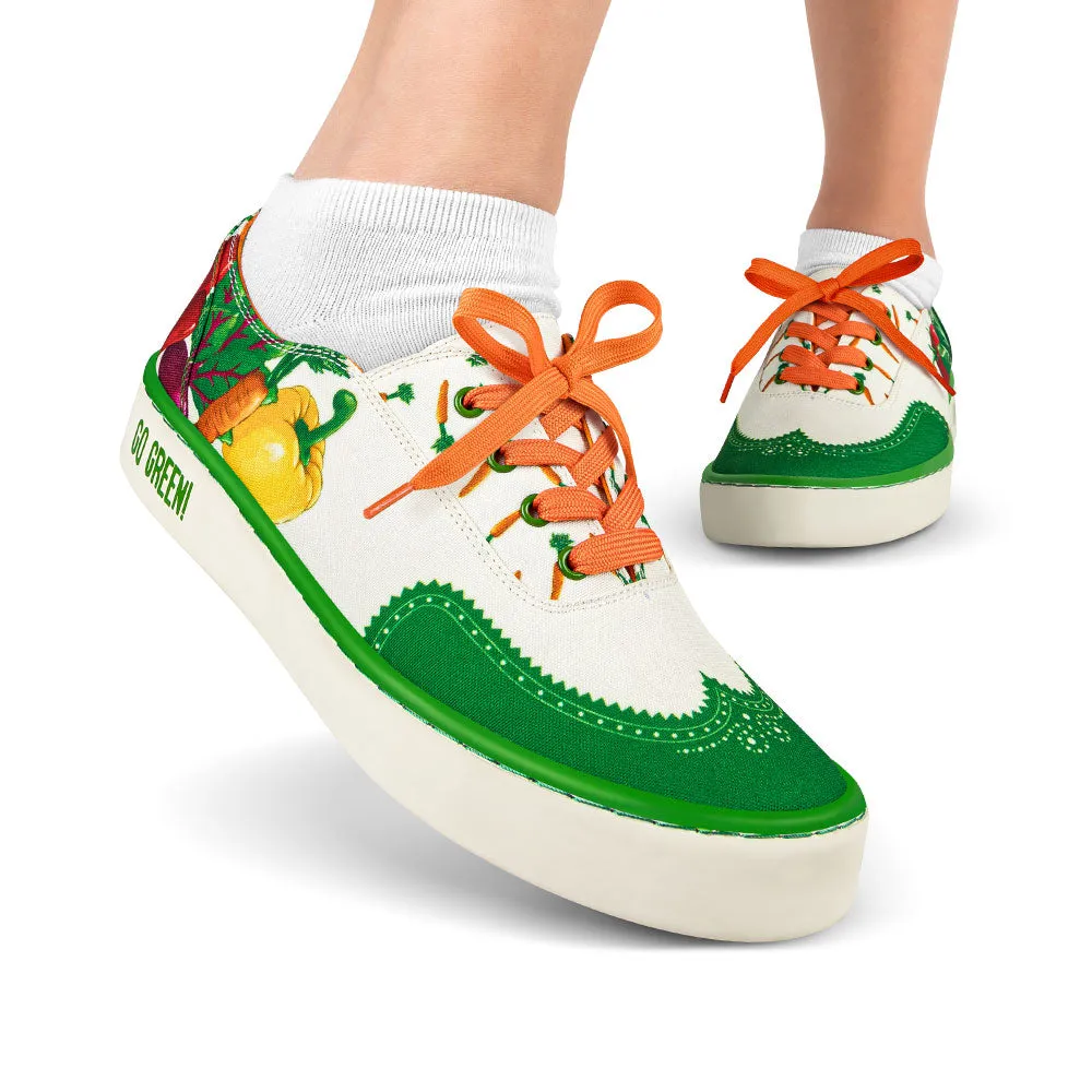 Go Green Casual Sneaker from Hot Chocolate Design
