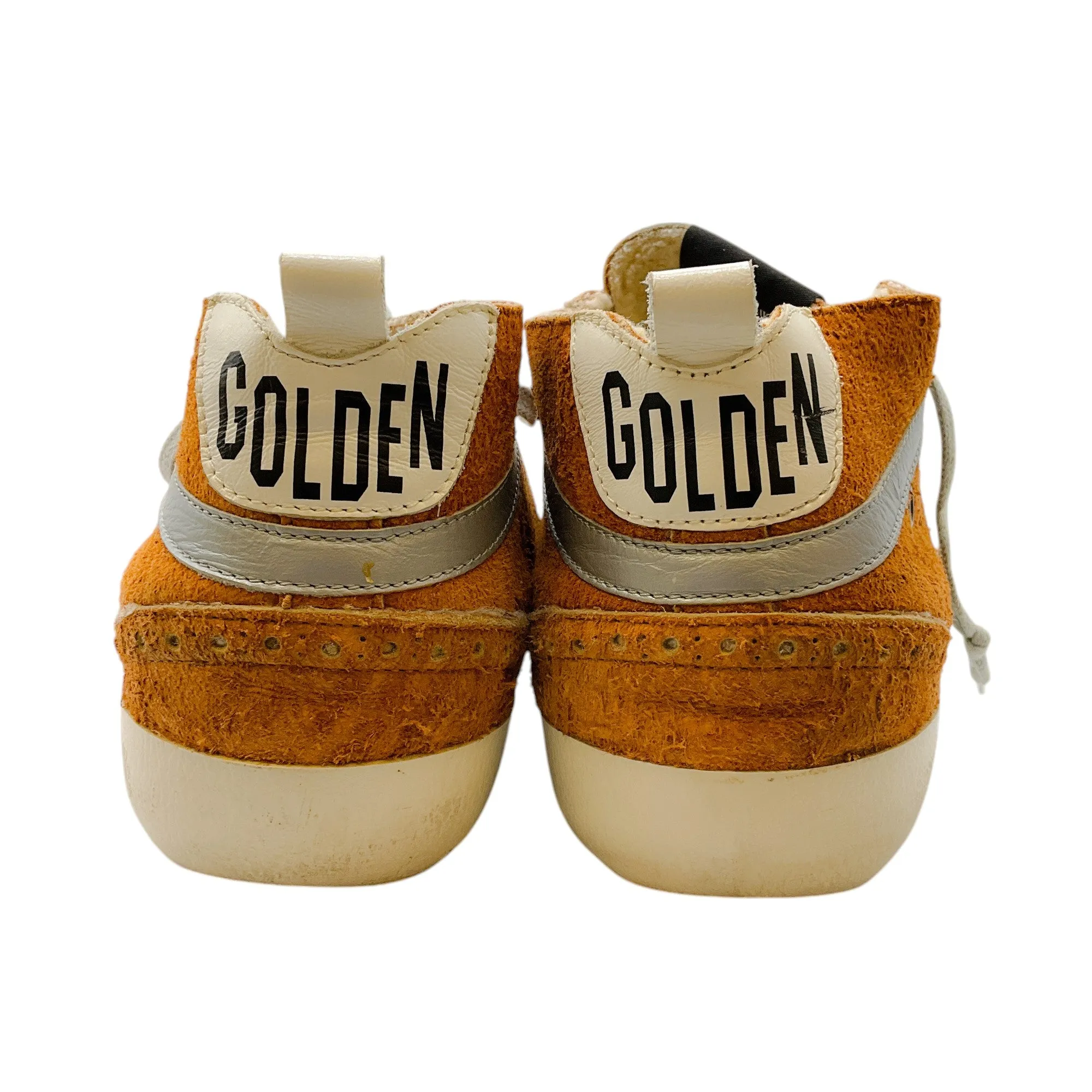 Golden Goose Deluxe Brand Brown / Black Suede Mid Star Sneakers