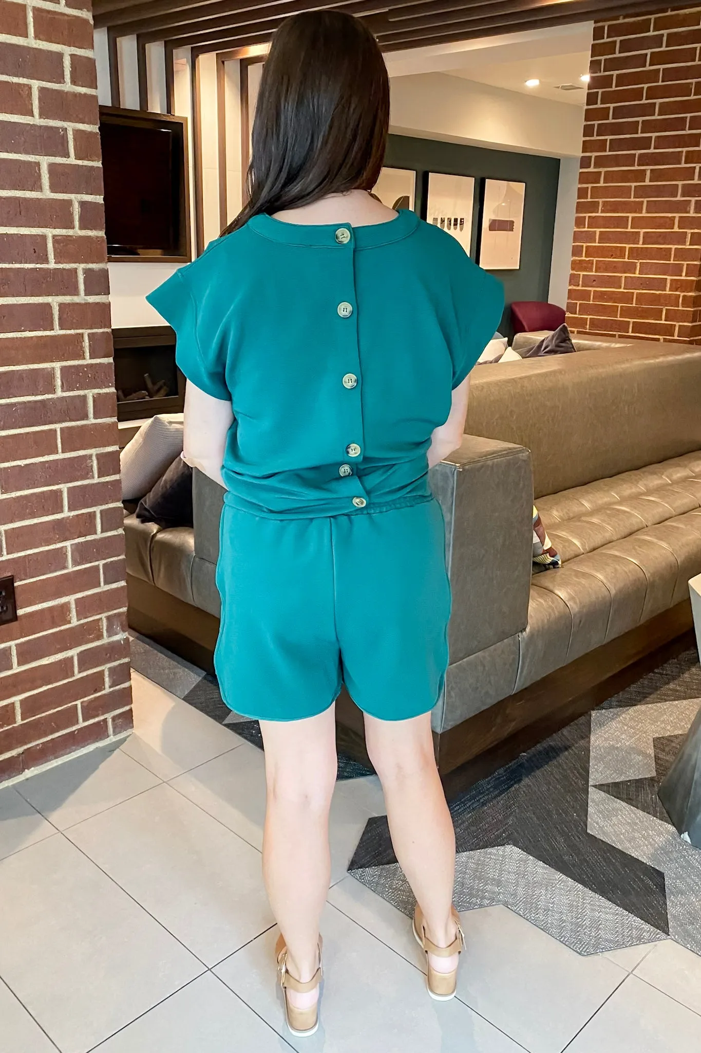 Green Vibes Only Forest Shorts