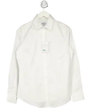 Hawes & Curtis White Semi Fitted Executive Shirt UK 10